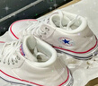 匡威（Converse）官方 莫爾登All Star男女板鞋中幫帆布小白鞋A00812C A00812C 39 曬單實(shí)拍圖