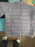 啄木鳥(niǎo)正品女裝輕薄羽絨棉服2025春秋新款立領(lǐng)短款薄款大碼修身外套棉衣 淺紫色 4XL 【建議155-170斤】 曬單實(shí)拍圖