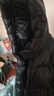 坦博爾兒童羽絨服男女童長(cháng)款連帽保暖舒適亮面外套厚550816Z黑色160 曬單實(shí)拍圖