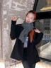 CinvaiKrose官方店韓版純色圍巾女2026新款加厚保暖圍脖男生日新年禮物送女友 深灰色【限定禮盒包裝】送女友女生走心 曬單實(shí)拍圖