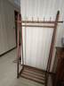 Mamorino德國品牌北美胡桃木掛衣架落地臥室新中式實(shí)木衣帽架家用輕奢衣架 80CM胡桃色 北美進(jìn)口胡桃木 曬單實(shí)拍圖