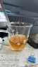 綠昌明玻璃茶杯單個(gè)日式主人杯無(wú)鉛加厚帶把手梅花家用小品茗杯功夫茶具 曬單實(shí)拍圖
