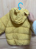 G.duck小黃鴨冬季加絨加厚寶寶羽絨棉服童裝衣嬰幼兒發(fā)光卡通連帽外套 升級版加絨亮燈 黃色 100 碼【建議身高80-90cm】 曬單實(shí)拍圖