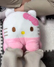 hellokitty可愛(ài)暖腳寶暖足神器加熱水袋取暖捂腳墊腳冷桌下取暖 床上熱水袋粉貓咪(單暖腳款 曬單實(shí)拍圖