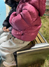 笛莎（DEESHA）童裝女童羽絨服2025秋冬新款兒童輕薄羽絨外套中大童女孩外套 樹(shù)莓粉 150 【充絨量：89.1 g】 曬單實(shí)拍圖