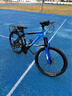 鳳凰自行車(chē)成年人男女變速自行車(chē)青少年單車(chē)越野公路車(chē)學(xué)生山地自行車(chē) 鋁架/藍圖變速/正新輪胎/條輪藍 24速24寸【適合145-170cm】 曬單實(shí)拍圖