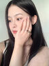 CEENIU美拉德虎眼石戒指女秋冬新款復古小眾設計感開(kāi)口可調節疊戴食指戒 虎眼石戒指+串珠戒指【2個(gè)裝】 曬單實(shí)拍圖