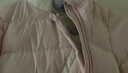 戴維貝拉（DAVE＆BELLA）新生兒羽絨連體衣嬰兒外出服女寶寶衣服0-6個(gè)月冬裝新款爬服哈衣 淺粉色【現貨】 73cm （建議身高66-73cm） 曬單實(shí)拍圖
