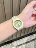 番米拉（PANMILA）minini聯(lián)名手表女款學(xué)生初高中考試專(zhuān)用數字靜音兒童女孩石英腕表 奶油綠小蛙 曬單實(shí)拍圖