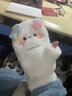 曇蓓漫可愛(ài)貓咪手套冬季女學(xué)生翻蓋式可觸屏毛絨手套保暖加絨加厚送女友 可愛(ài)貓咪翻蓋手套【白色】送掛繩 加絨加厚丨冬日甜妹 曬單實(shí)拍圖