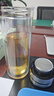 希諾（heenoor） 雙層玻璃杯茶水分離杯男女士大容量杯子隔熱茶杯商務(wù)泡茶水杯 【升級抗菌版-推薦】本色320ml 曬單實(shí)拍圖