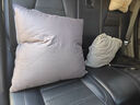 雅鹿全棉汽車(chē)車(chē)載抱枕被子二合一兩用純棉加厚枕頭被辦公室折疊空調毯 深灰【A類(lèi)新疆全棉面料】 50*50cm/展開(kāi)被子：150*195cm 曬單實(shí)拍圖