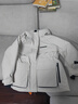 鴨鴨（YAYA）佟麗婭同款派克羽絨服女秋冬顯瘦連帽短款百搭派克服沖鋒保暖外套 曬單實(shí)拍圖