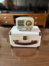 貓王收音機貓王音響小王子OTR無(wú)線(xiàn)便攜式藍牙音箱家用戶(hù)外可愛(ài)復古小音響 純真白 新年禮物  曬單實(shí)拍圖