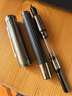 弘典練字軟尖鋼筆原木黑檀男女高檔商務(wù)辦公低位上墨精致送禮盒自研筆舌1866紅檀蘇木簽字筆類(lèi)刀鋒尖 黑檀 F（黑耀禮盒+60ml墨水） 曬單實(shí)拍圖