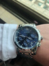 冠琴（GUANQIN）手表男士石英表男表 瑞士認證潮流韓版學(xué)生名表 送男友生日禮物 本色藍面-機械風(fēng)格-多功能計時(shí) 曬單實(shí)拍圖