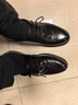 百麗（Belle）紳士商務(wù)皮鞋男春夏新商場(chǎng)同款牛皮革通勤正裝鞋8TR01CM5 黑色 43 (265mm) 曬單實(shí)拍圖