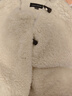 UR2026春季新款女裝氣質(zhì)毛絨感牛角扣圓領(lǐng)外套UWM150121 米白 S 曬單實(shí)拍圖