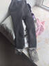 G.duck小黃鴨童裝女童打底褲加絨加厚冬款兒童堆堆襪寶寶外穿保暖連褲襪 深灰色 140 建議130-140cm9-10歲 曬單實(shí)拍圖