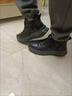 古楚意大利風(fēng)品牌棉鞋新款運動(dòng)休閑羊毛高幫皮毛一體軟底防滑東北戶(hù)外 黑色 42 奢侈品牌 曬單實(shí)拍圖
