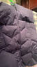 雅鹿中老年媽媽羽絨服冬季2025新款媽媽裝短款連帽加厚保暖外套女 紫色 2XL 【推薦105-120斤】 曬單實(shí)拍圖