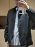 海瀾之家（HLA）領(lǐng)昂行政夾克男25新品翻領(lǐng)通勤商務(wù)廳局干部風(fēng)外套男秋季 曬單實(shí)拍圖