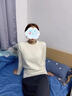浪莎毛衣女秋冬新款2025年加絨加厚一體絨內搭打底衫修身保暖針織衫女 曬單實(shí)拍圖