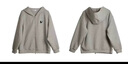 Olrain歐芮兒灰色休閑連帽貓咪刺繡顯瘦衛衣外套女秋季新款 灰色 M 曬單實(shí)拍圖