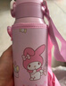 三麗鷗水杯316不銹鋼保溫杯保冷杯520ML杯子雙飲兒童水杯 1483凱蒂貓粉 曬單實(shí)拍圖