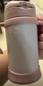膳魔師（THERMOS）2024新款日本兒童吸管杯寶寶水杯子迪shi尼限量版保溫杯FJT帶把手 桃粉色 350ml （2024新款） 曬單實(shí)拍圖