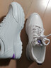 賈科維奇軟底小白鞋女鞋2026春季新款皮面休閑鞋夏季百搭單鞋旅游鞋運動(dòng)鞋 白紫 586 37 曬單實(shí)拍圖