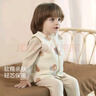 巴厘小豬嬰兒馬甲秋冬夾絲加厚保暖兒童外穿男童秋裝女童上衣寶寶打底背心 彩虹夢(mèng)境 100 曬單實(shí)拍圖