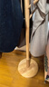 家逸衣帽架實(shí)木落地衣架臥室辦公掛衣架簡(jiǎn)易衣架簡(jiǎn)約多掛鉤晾衣服架子 曬單實(shí)拍圖
