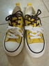 熱風(fēng)女鞋厚底帆布鞋春秋新款女士時(shí)尚撞色百搭學(xué)院風(fēng)增高休閑鞋 25黃色 37 曬單實(shí)拍圖