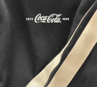 可口可樂(lè )（Coca-Cola）外套男秋冬款運動(dòng)休閑寬松開(kāi)衫衛衣立領(lǐng)夾克 黑色 XL(150-170斤) 曬單實(shí)拍圖