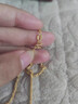 中國黃金（CHINA GOLD）18K黃金項鏈素鏈肖邦鏈O字鏈AU750金鏈子新年禮物生日送女友老婆 18K金肖邦鏈【黃色約1.06g】 曬單實(shí)拍圖