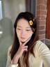 伊黛兒毛線(xiàn)花朵撞色發(fā)夾女溫柔bb夾2026新款高端側邊碎發(fā)劉海夾發(fā)卡頭飾 F3737花朵毛球發(fā)夾一對 曬單實(shí)拍圖