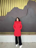 雪中飛正品撤柜鵝絨羽絨服女店2025新款高端大牌小個(gè)子冬季外套 紅色中長(cháng)款 L 體重100-115斤 曬單實(shí)拍圖