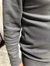 男士駝絨保暖內衣套裝加絨加厚中老年大碼秋衣秋褲打底衫冬保暖褲 深灰色 2XL 130-145斤 曬單實(shí)拍圖