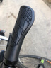 TOOKTRO自行車(chē)手把套山地車(chē)副把手套兒童單車(chē)牛角羊角硅膠橡膠握把手柄套 破風(fēng)減震把套肉球款酷黑 曬單實(shí)拍圖