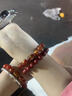 黛菲曼紅瑪瑙本命年手串馬年泰歲手鏈馬龍虎猴豬男女禮物 8mm珠紅瑪瑙【生肖鼠】 曬單實(shí)拍圖