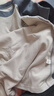 俞兆林兒童保暖內衣男女童秋衣秋褲寶寶加厚中領(lǐng)德容套裝 風(fēng)尚灰 150  曬單實(shí)拍圖