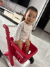 嬰幼兒學(xué)步車(chē)兒童小推車(chē)寶寶手推車(chē)購物車(chē)玩具歲學(xué)走路助步神器 紅色+阻尼+高度調節 適合70-105cm 曬單實(shí)拍圖