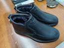 澳洲名袋鼠AUSFAMDS男士加絨皮鞋男2025冬季新款棉鞋真皮中老年高幫保暖爸爸鞋子 黑色 【加絨款】 42 【精美禮盒裝】 曬單實(shí)拍圖
