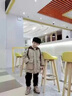 暖冬鴨鴨男童棉衣2025痞帥洋氣寶寶冬裝羽絨棉服兒童加絨厚派克服外套 軍綠色 90 曬單實(shí)拍圖