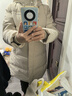 波司登25年羽絨服女冬90絨加厚連帽寬松中長(cháng)款百搭新年紅外套 曬單實(shí)拍圖