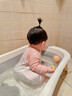KINGXIAOJING日本進(jìn)口品質(zhì)嬰兒洗澡盆寶寶可折疊幼兒坐躺大號浴桶新生兒用品 灰色浴盆+浴架 曬單實(shí)拍圖