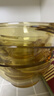 康寧餐具 4個(gè)飯碗 耐熱玻璃碗 家用玻璃飯碗湯碗餐具套裝 4個(gè)百麗雙耳碗 曬單實(shí)拍圖