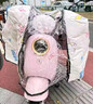 正雨電動(dòng)車(chē)擋風(fēng)被四季通用冬季加絨加厚防風(fēng)防水電瓶摩托車(chē)擋風(fēng)罩 清甜小熊【防暴雨面料+全包裹+護肩加大+高領(lǐng)護脖 曬單實(shí)拍圖