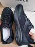 百麗厚底增高健步鞋男2026新款春季商場(chǎng)款戶(hù)外休閑運動(dòng)鞋8ZK01AM6 黑色 40 (250mm) 曬單實(shí)拍圖